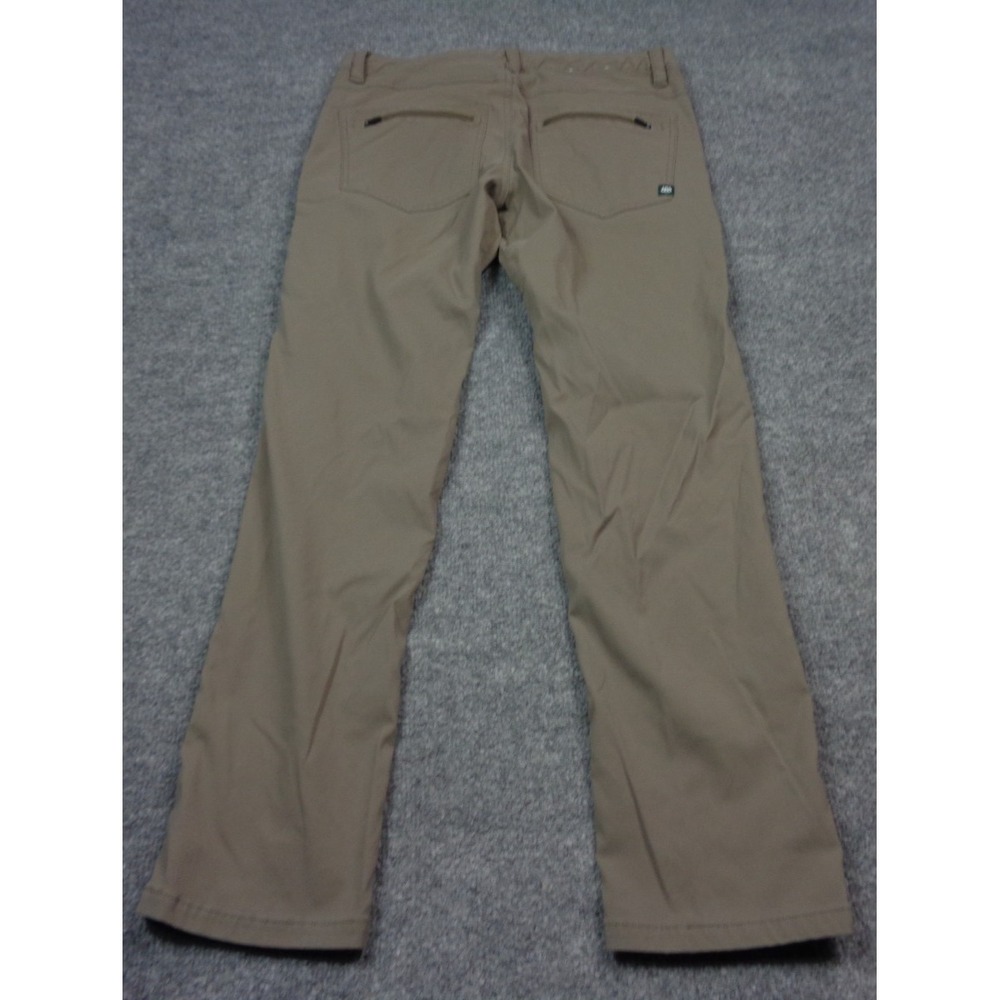 686 Everywhere Pants Men 30x30 Brown Slim Fit Straight Drawstring Outdoor Travel - Picture 2 of 11